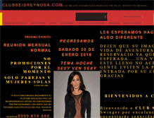 Tablet Screenshot of clubseisreynosa.com